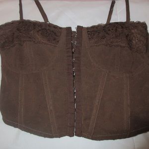 ✨CORSET✨Pacsun heart detailed corset top